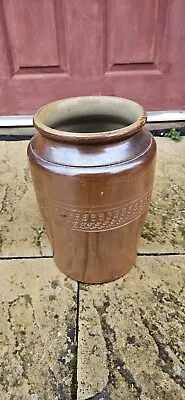 Buy Vintage Brown Glaze Pot Stoneware Design Studio Pottery With Lid • 5.55£
