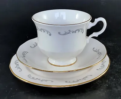 Buy Royal Kent Bone China Made In Staffordshire Trio Tea Cup, Saucer And Side Plate  • 7.72£