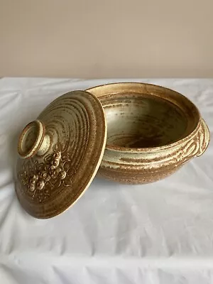 Buy Warna Ware Pottery Bowl With Lid Stamped • 15.80£