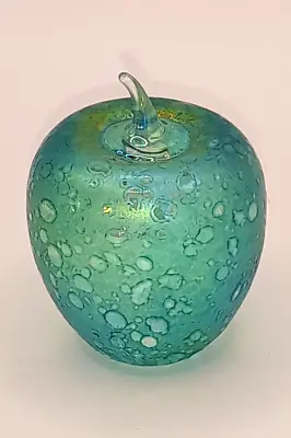 Buy Heron Glass Green Hand Crafted Apple - 6.5 Cm - Gift Box - Made In Cumbria, UK • 26£