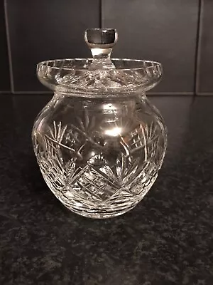 Buy Vintage Crystal Condiment Jar • 8.50£
