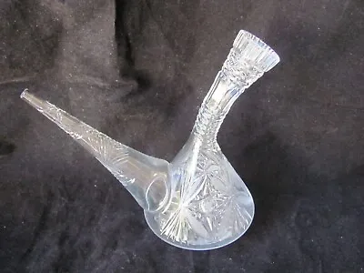 Buy Bohemian Crystal Glass Miniature Of A Spanish Porrón Drinking Vessel • 4.99£