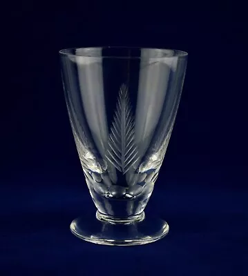 Buy Stuart Crystal  WOODCHESTER  Footed Juice / Whiskey - 10cms (4 ) Tall • 19.50£