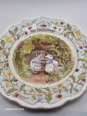 Buy Royal Doulton Brambly Hedge Plate The Engagement Jill Barklem 1989 Excellent Con • 19.87£