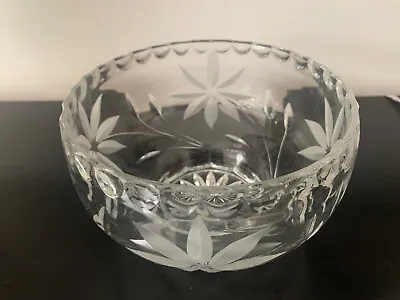 Buy Cut Glass Decorated Bowl  • 12£