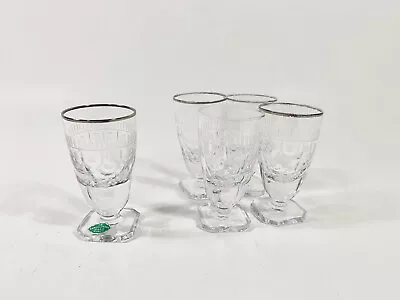 Buy 5x Samuelssons Glas Kosta Crystal Shot Schnapps Glasses Swedish Glassware • 27.35£