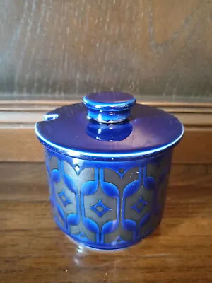 Buy Hornsea Heirloom Midnight Blue John Clappison 60's  - RARE - Sugar Bowl (9691) • 15£