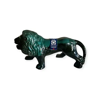 Buy Blue Mountain Pottery Large Ceramic Lion Figurine 42cm Long • 45.99£