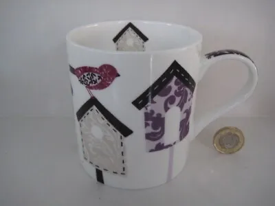 Buy Unused .... Queens Fine Bone China Birdhouses Bird House Design Tea Coffee Mug • 14.99£
