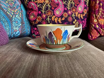 Buy Clarice Cliff Crocus Cup And Saucer • 75£