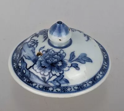 Buy Antique 18c Chinese Export Porcelain China Blue & White B&W Teapot Lid Only NR • 38.95£