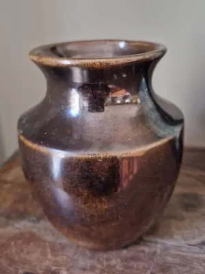 Buy Vintage Prinknash Brown  Bronze Coloured Small Vase • 4£