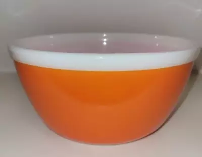 Buy Pyrex Rainbows Orange Bowl - Vintage JAJ Pyrex • 4.99£