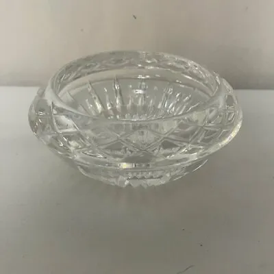 Buy *Heavy Crystal Diamond Cut Votive Candle Holder Bud Vase Trinket Bowl Round • 8.72£
