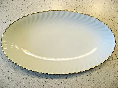 Buy Vintage Kaiser West Germany Gold Rimmed Ruffled Edge Relish Dish Tray Plate 100 • 22.80£