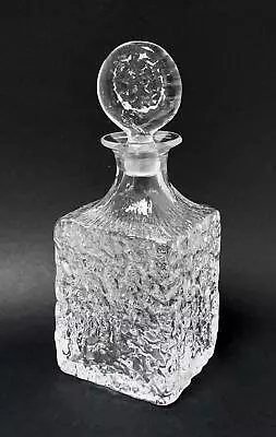 Buy Whitefriars Glacier Crystal Decanter Bottle Mid Century Modern British Art Glass • 115.64£