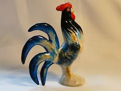 Buy Large French Ceramic Cockerell Figurine • 12£