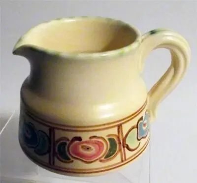 Buy Honiton Pottery Floral Pattern 1/4 Pint Cream Jug Made In White Earthenware • 0.99£