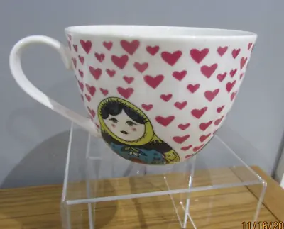 Buy Marks And Spencer Russian Doll With Hearts Large Mug • 15£