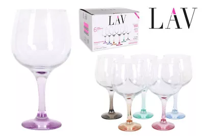 Buy LAV PASTEL BASE Wine Cocktail Beer Highball Tumblers Drinking Glasses • 19.99£