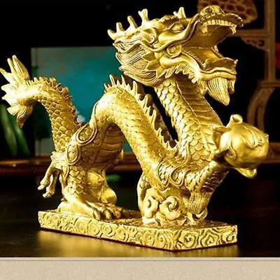 Buy 1Pc Chinese Zodiac Twelve Dragon Statue Animal Ornament Home Furnishings Decor • 6.82£