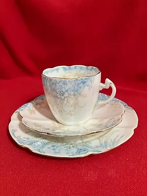 Buy C 1894 Foley China Hand Painted Tea Trio  Kensington  Pattern #5025 #2 • 79.05£