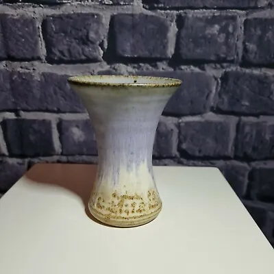 Buy A Small Cripplesease Studio Pottery Posy Vase , Potter Mark To Base, Herschel. • 15£