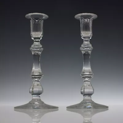 Buy Pair Of Victorian Antique Cut Glass Candlesticks C1890 • 280£