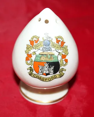 Buy A & S Arcadian Crested Ware China - Miniature Pomander - Chagford - Vgc • 7.99£