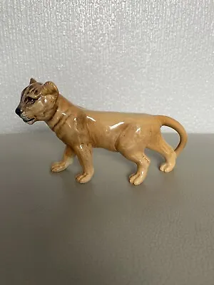 Buy Beswick Lion Cub Facing Left 2098 Golden Brown Gloss Perfect Condition • 12£