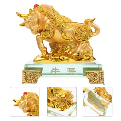 Buy  Ornaments Indoor Decor Cake Decorations Bull Figurine Household • 20.39£