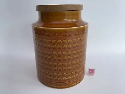 Buy Hornsea Saffron Large Plain Storage Jar 70's Vintage Retro Kitchen • 19.99£