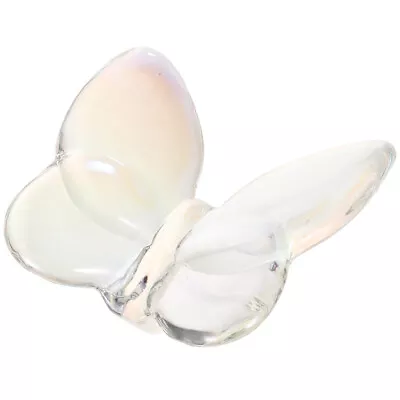 Buy Crystal Butterfly Statue Glass Cut Ornament Hand Blown Sculpture-QP • 14.78£