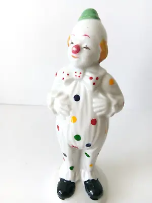 Buy Vintage Porcelain Clown Figurine Height-6inch Hand Painted • 20£