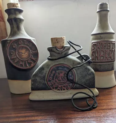 Buy Collectable Tremar Pottery, Cornish Stoneware, Whisky & Brandy, Sherry Decanters • 9.99£