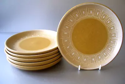Buy Denby Ode - Pair Of Mustard Yellow Mid Century Side Plates Up To 6 Available • 15£