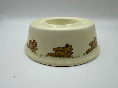 Buy Sylvac Children’s Egg Cup Pottery Vintage Yellow Bears Nursery • 0.99£