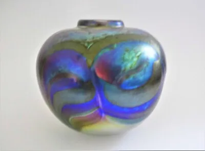 Buy Signed  Norman Stuart Clarke  Art Glass Vase • 175£