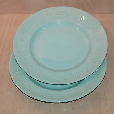 Buy 2 Woods Ware Beryl Green Salad Small Dinner Plates 9”  23cm Vintage Utility Ware • 9.50£