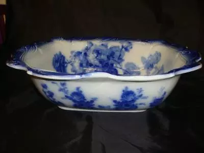 Buy Antique Doulton Burslem Flow Blue  Glorie De Dijon  Wash Stand Basin C1891-1902 • 175£