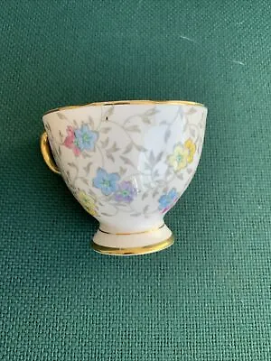 Buy Vintage Tuscan Fine English Bone China Pink  W/ Flowers & Gold Tea Cup • 14.55£