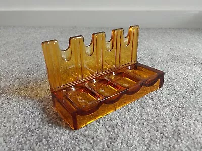 Buy Rare Depression Glass Pipe Rack Holder For 4 Pipes • 115£