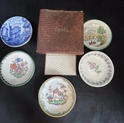 Buy Antique Spode Butter Pats And Original Box 3  Old Marks! • 70.99£