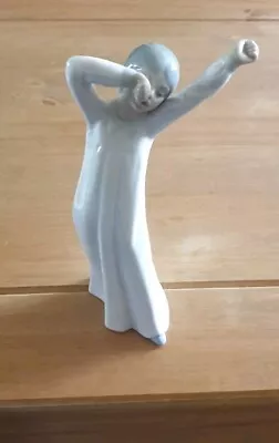 Buy Nao By Lladro Girl Stretching And Yawning Figurine • 20£