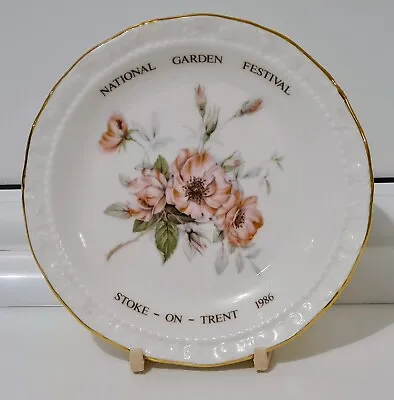 Buy Royal Albert Small Commemorative China Plate National Garden Festival 1986 • 3£