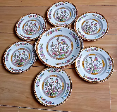 Buy Vintage Washington Pottery Indian Tree Cake/Sandwich Plate & 6 Side Plates • 8£