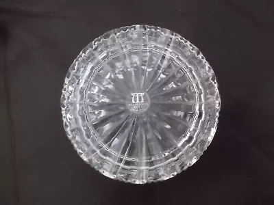 Buy Small Melbourne Lead Crystal Cut Glass Pin Dish Bowl With Lid For Trinkets Candy • 8.99£