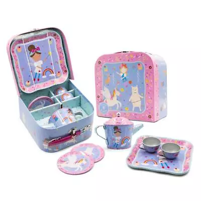 Buy Tea Party Set Kids Rainbow Fairy 7pc Play Set Toy Floss & Rock Girls Age 3+ • 19.49£