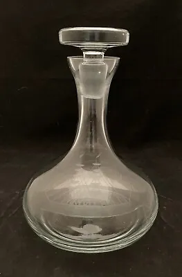 Buy Vintage Glass 10” Ships Decanter And Stopper ~ Excellent • 40.63£