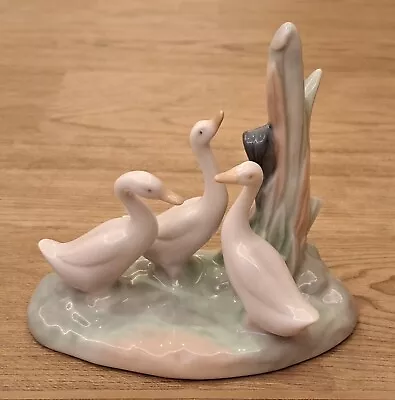 Buy Nao Lladro Group Of Duck's 0006 Porcelain Figurine Ornament Figure Geese  • 9.99£
